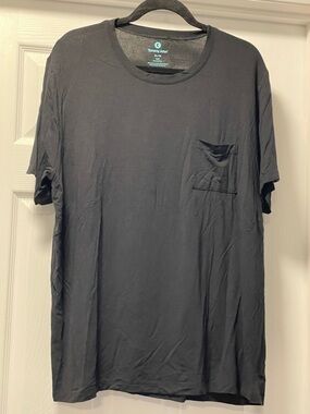 Tommy John Black Short Sleeve Crew Pocket T-Shirt